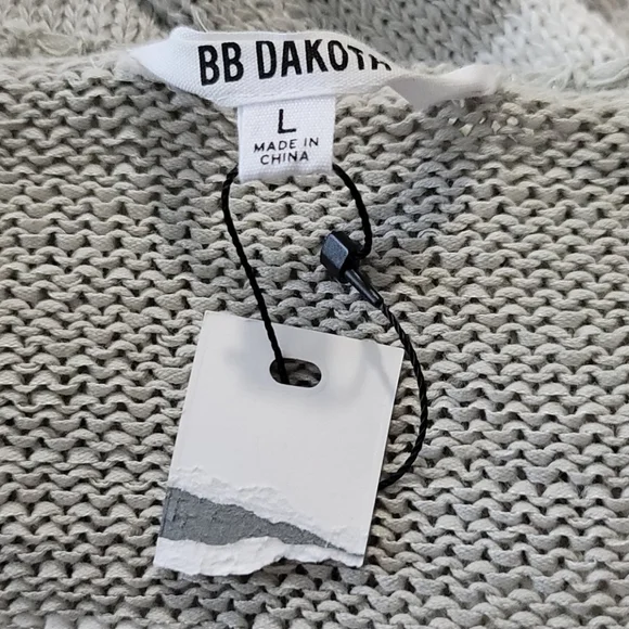 BB DAKOTA Striped knit Cotton Sweater - Picture 12 of 15